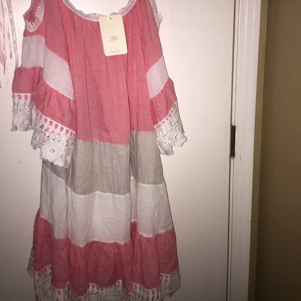 NWT Cold Shoulder “Prairie” Dress